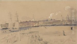 Calais Harbour by James Holland