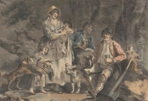 Woodcutter and His Family Woodcutter and His Family