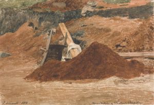 Foundation of Stratten's Chapel by John Linnell