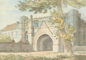 Reading Abbey Gateway by Edward Hawke Locker