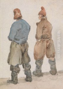 Two Fishermen seen from Behind Two Fishermen seen from Behind