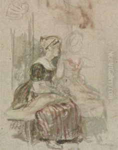 Study for "The Penny Wedding" by David Wilkie