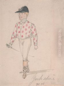 Caricature of the County Yorkshire by John Leech