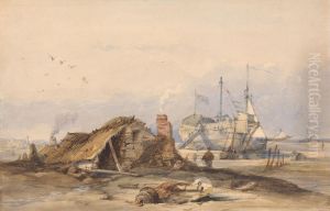The Blockade Station, Rye by Clarkson Frederick Stanfield