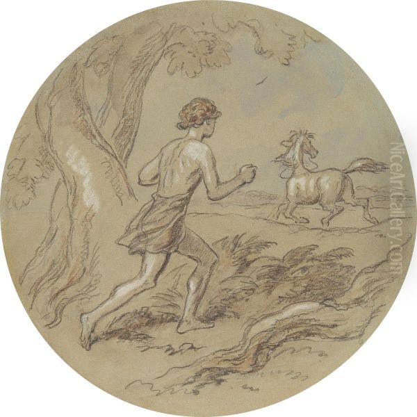 One of eighteen designs for a series of plates illustrating Venus and Adonis - view 1