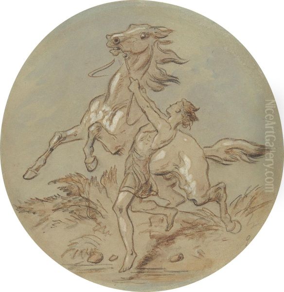 One of eighteen designs for a series of plates illustrating Venus and Adonis - view 1