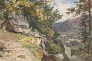 View from Craig-y-Barns, Dunkeld, Looking South by John Mole