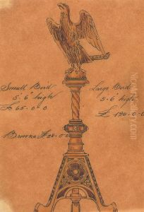 Designs executed for Jones and Willis, metal and wood-workers and church furniture manufacturers of Birmingham and London by George Edmund Street