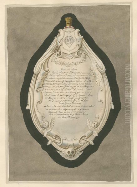 Memorial to Fraces Trotman from Acton Church - view 1