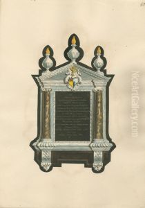 Memorial to John Taylor from Chiswick Church by Daniel Lysons
