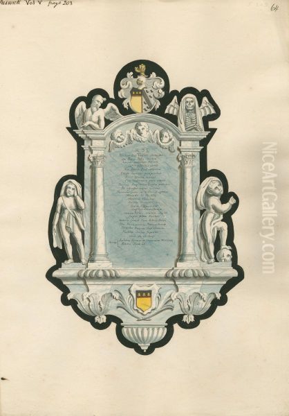 Memorial to Richard Taylor from Chiswick Church - view 1