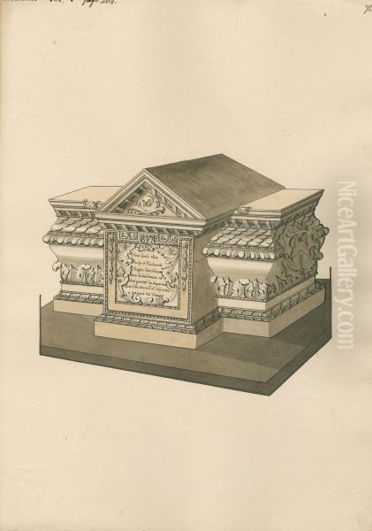 Tomb of Richard Wright from Chiswick Church - view 1