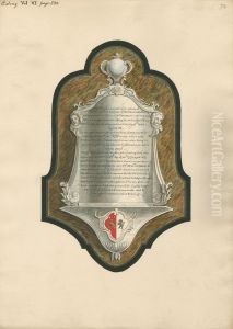 Memorial to John Loving and his Wife Ann from Ealing Church by Daniel Lysons