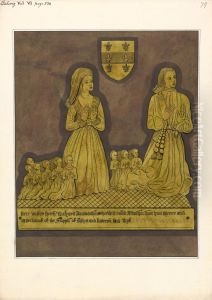 Brass Plate for Richard Amondesham and His Wife Katherine, Ealing Church