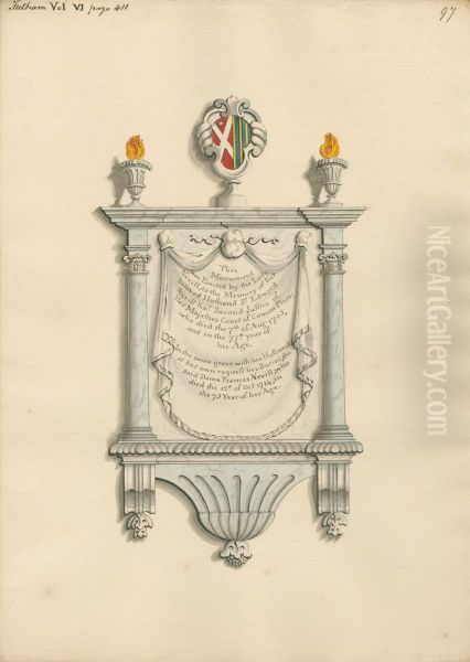 Memorial to Sir Edward and Dame Frances Nevill - view 1