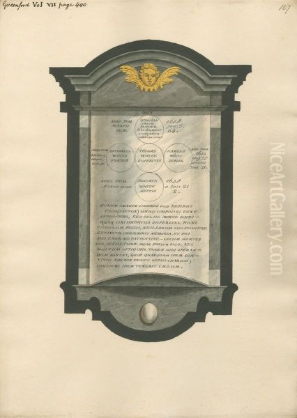 Memorial to Honoria Cason, Nathaniel, Thomas, Hannah and Honoria White from Greenford Church - view 1