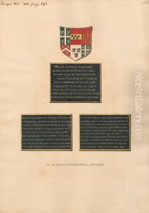 Arms and Inscription on Tomb of Sir Edward Fenner of Hays from Hayes Church