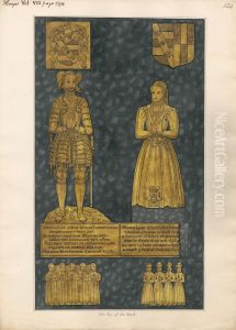 Brass Plate on top of the Tomb of Thomas and Elizabeth Higate from Hayes Church Brass Plate on top of the Tomb of Thomas and Elizabeth Higate from Hayes Church