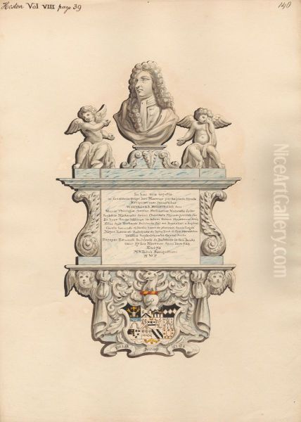 Memorial to Whitlocke Bulstrode from Heston Church - view 1