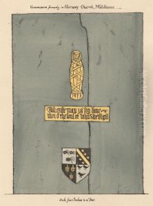 Brass Plate for John Skevington from Hornsey Church Brass Plate for John Skevington from Hornsey Church