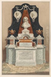 Memorial to Ann Tolson also to Caleb Cotesworth and Susannah, his Wife from Isleworth Church by Daniel Lysons