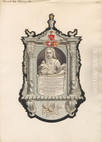 Memorial to Sir Orlando Gee Knight from Isleworth Church - view 1