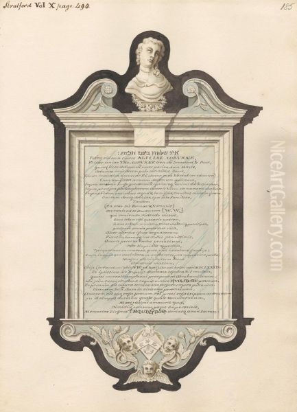 Memorial to Alice Coburne from Stratford Church - view 1