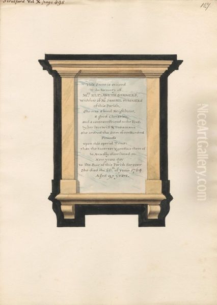 Memorial to Elizabeth Summers from Stratford Church - view 1