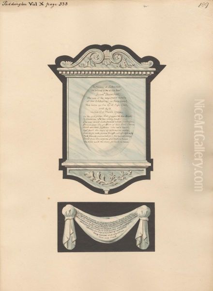 Memorial to Eleanor Boucher from Paddington Church - view 1
