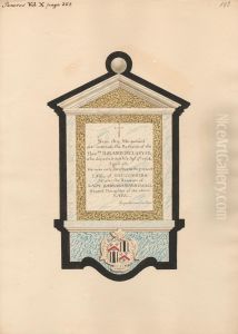 Memorial to the Hon'ble Roland Belasyse and his Daughter Lady Barbara Barnewall from Pancras Church