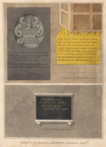 Memorials to Francis Page, Mathew and Isobel Page and Mr. Richard Lee of Bedford Church