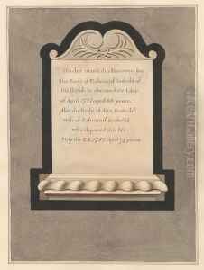 Memorial to Edmund Scofield and his wife Ann from Cowley Church