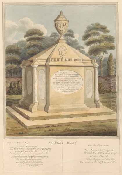 Tomb of Mrs. Elizabeth Stafford Hilliard, Elizabeth Grosier, Gregory Grosier and William Grosier - view 1
