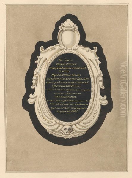 Memorial to Thomas Fuller from Cranford Church - view 1