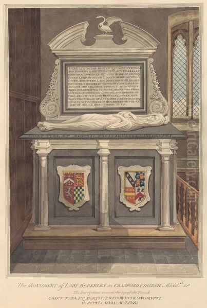 Tomb of Lady Elizabeth Berkeley from Cranford Church - view 1