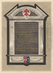 Memorial of George, Earl of Berkeley from Cranford Church