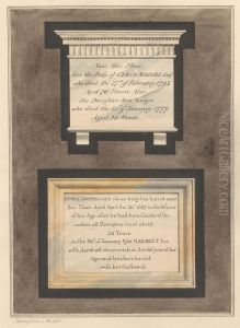 Memorials to Cyrus Maigre, Ann Maigre and Henry and Margaret Cooper from Hampton Church
