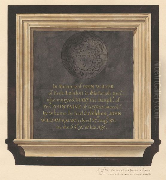 Memorial to John Walker from Hillingdon Church - view 1