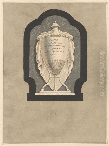 Memorial to Thomas Heming from Hillingdon Church - view 1