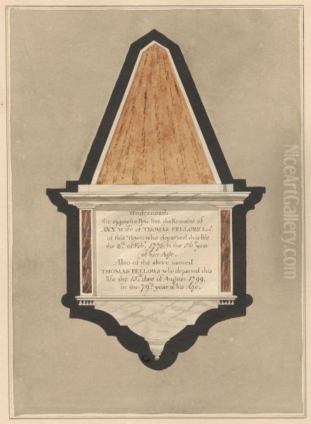 Memorial to Thomas and Ann Felows from Hillingdon Church - view 1