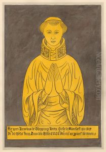 Brass Plate for Richard de Thorp, from Stanwell Church