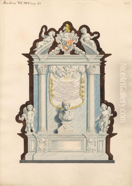 Memorial to Orlando Humpreys from Barking Church - view 1