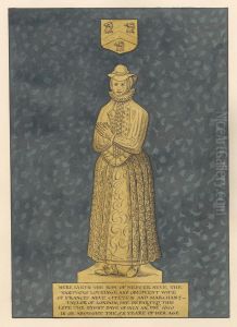 Brass Plate for Mrs. Hester Heve from East Ham Church