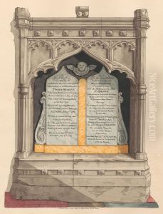 Memorial to Thomas and Elizabeth Moore and their daughter Elizabeth, from Chiselhurst Church