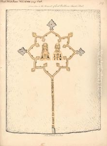 Brass Plate Memorial to John and Maud de Bladigdone, from Wickham Church Brass Plate Memorial to John and Maud de Bladigdone, from Wickham Church