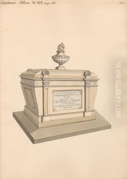 Tomb of Jane Jaforest, from Fulham Church - view 1