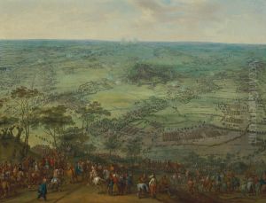 The siege of Diksmuide by Peter Snayers