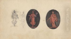 Allegorical Designs for Medals by Robert Smirke