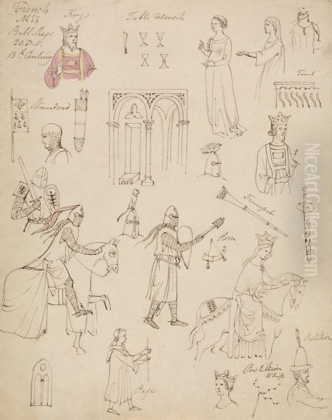 Studies from a Fench MSS Bible Register - view 1
