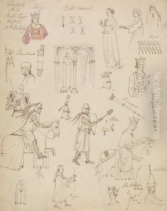 Studies from a Fench MSS Bible Register by Robert Smirke